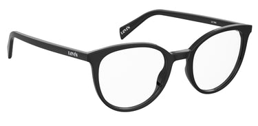 Premium Women Levi's Model Eyeglasses: LV 1019 - Black- SpecSMART Eye Clinic (Diagonal View)